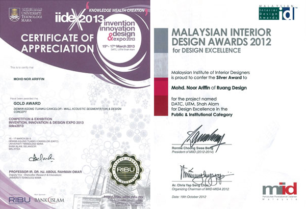 Awards  ruangdesign